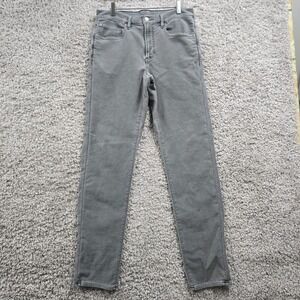 Faherty Pants Mens 31 (Fits 29x32) Gray Terry 5 Pocket Athletic Fit Stretch
